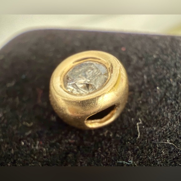 👑✅PRICE FIRM✅ Genuine 14kt Solid Gold Moissanite Gem Pendant. - Picture 4 of 16